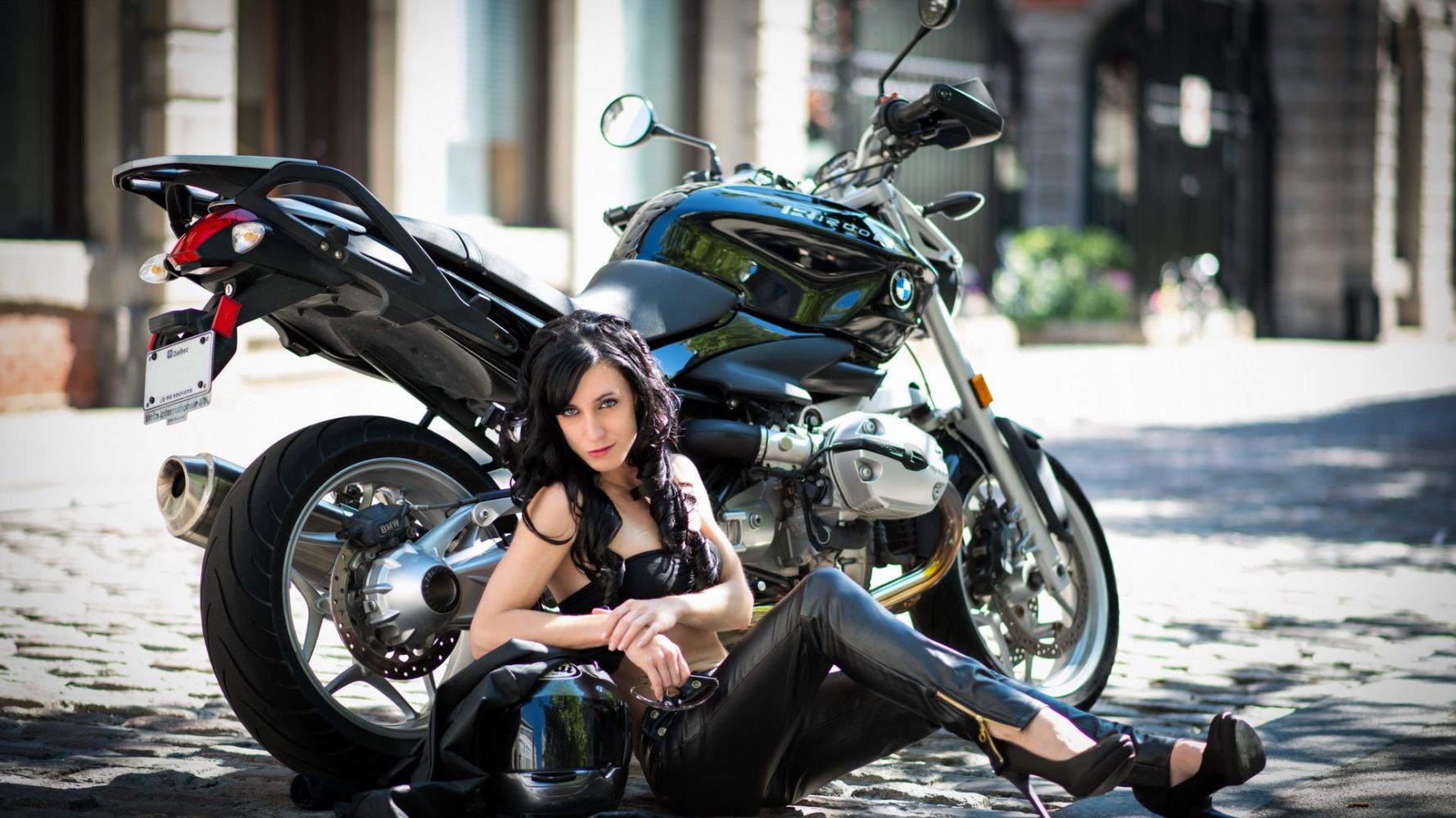 European women on bikes in Banjarmasin